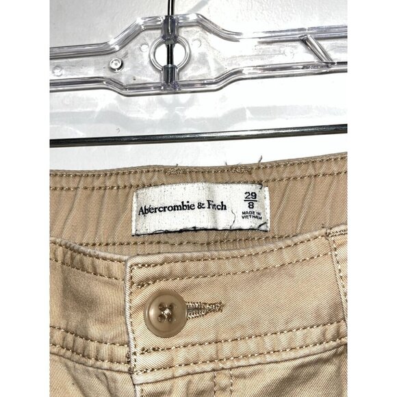 Abercrombie & Fitch Khaki Relaxed   Cargo Pants Women's Size 29/8 - Picture 8 of 9